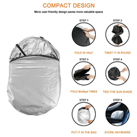 Pare-soleil de voiture, Protection UV, fenêtre pliante, pare-soleil, bloc de pare-brise, couverture, accessoires automobiles