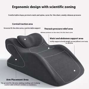 หมอนอ่านหนังสืออเนกประสงค์ ปรับได้ ทำจากเมมโมรี่โฟม ออกแบบตามหลักสรีรศาสตร์ ผ้าถัก ระบายอากาศ พกพาสะดวก สำหรับการนอนในบ้าน - Product Image 2