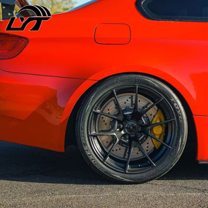 Jantes en alliage forgé monobloc T6061 noir mat PCD 5X112 5X114.3 5X130 5X120 pour modification de voitures sport BMW Série M - Product Image 1