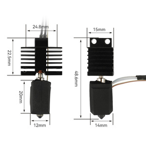 Extrudeur Qi Pang Hot End, buse de 0.4mm en acier trempé pour Qidi Max3 Plus3 Q1Pro, accessoires d'imprimante 3D - Product Image 1
