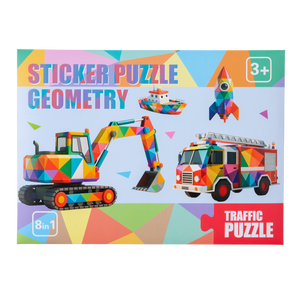 <span class=keywords><strong>Puzzle</strong></span> 3D pour enfants, peinture, collages géométriques, animaux, voitures, jouets éducatifs pour enfants, garçons et filles - Product Image 6