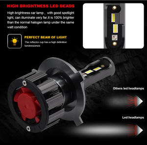 Faros LED de 12V al por Mayor, Aluminio IP68 8000LM 50W RGB, Ajuste Universal H1-H11 9004-9006, Garantía de 2 Años para Automóvil - Product Image 6