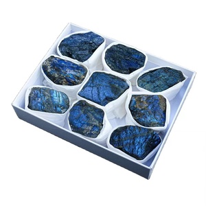 Wholesale labradorite Crystal Minerals Natural Quartz Gemstone Rough Raw Crystal Stones For Healing Chakra Products Box Set