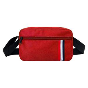 Unisex Sports Fanny Pack Custom Fitness Waist Money Bag Zipper Multiple Pocket Fashionable Buckles Crossbody <b>Travel</b> Chest Logo - Product Image 1