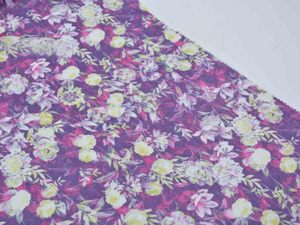Polyester Ratti imprimé numérique floral personnalisé pour voile suisse japonais pour usage extérieur par les filles, les femmes soudanaises pour Toub Somali Dira - Product Image 3