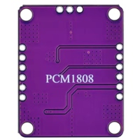 Módulo de Reproductor de Audio Estéreo ADC, Placa Amplificadora Decodificadora de Entrada Analógica de un Solo Extremo, PCM1808