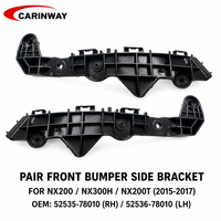 Support de pare-chocs avant 52536-78010 52535-78010 NX200, support latéral de pare-chocs, kit de carrosserie pour Lexus NX200 2014-2020