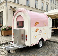 Chariot de Restauration Mobile à Montage et Démontage Rapides Conforme aux Normes Européennes Remorque Alimentaire Portable pour Vente Ambulante Événements Foires Confiserie