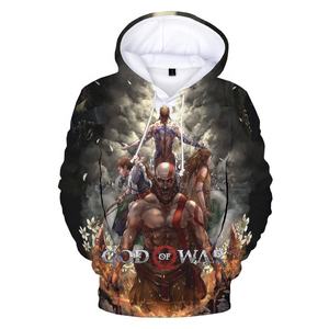 God Of <span class=keywords><strong>War</strong></span> Impreso 3D Cool Winter Autumn Hoodies Hombre Mujer Anime Sudadera Personalidad Casual Tallas grandes Pullover Hoobies - Product Image 2