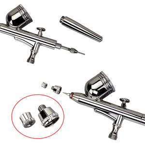 Aérographe HD-470 à double action, alimentation par gravité, vitesse réglable, pour art, maquillage, nail art, peinture sur gâteau, tatouage, modèle pneumatique portable - Product Image 4