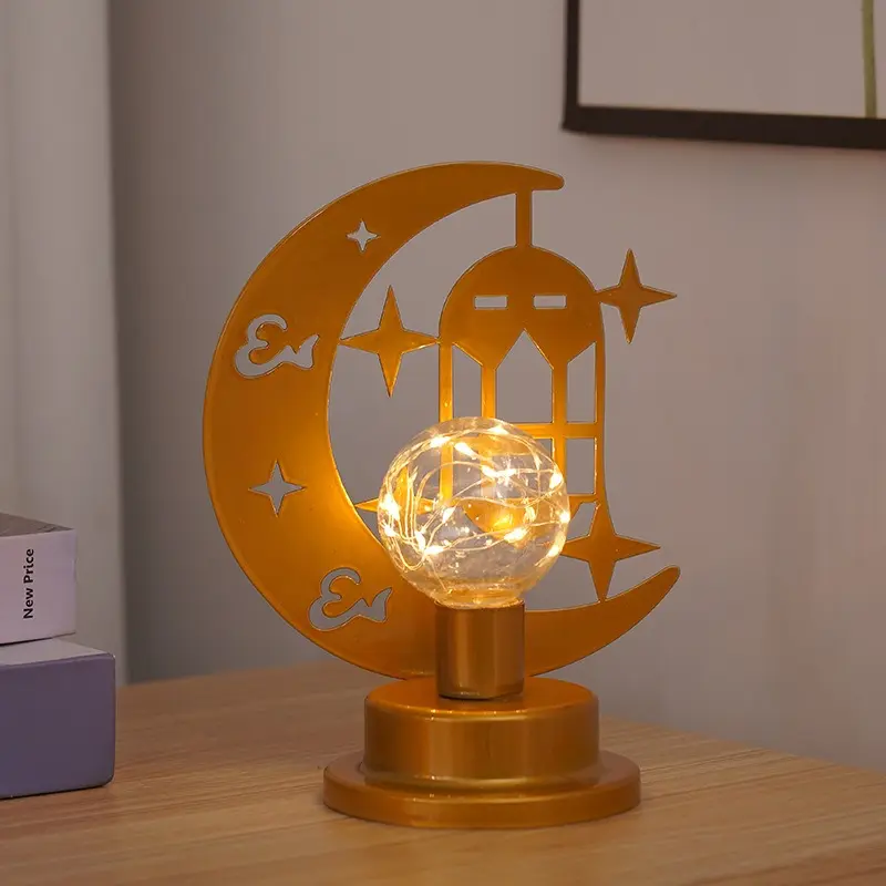 Eid al-Adha lights castle eid mubarak ramadan decoration muslim decoration moon star Ramadan Kareem table lamp