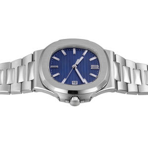 Meilleure Vente Montre Automatique Classique Moderne pour Homme avec Lunette Octogonale et Bracelet en Acier Intégré, Montre-Bracelet Sophistiquée à Remontage Automatique - Product Image 4