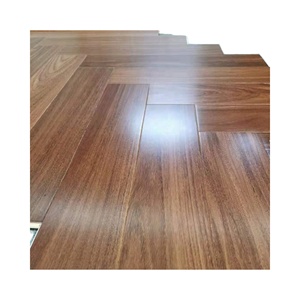 Parquet Stratifié Moderne en Bois d'Acajou/KUKU d'Asie, Matériau en Bouleau, Installation Facile par Clic, Idéal pour Salon Intérieur - Product Image 1