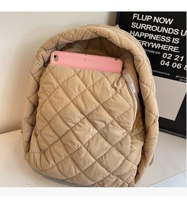 <span class=keywords><strong>Sac</strong></span> <span class=keywords><strong>à</strong></span> <span class=keywords><strong>dos</strong></span> matelassé personnalisé en gros, unique, moderne, pour femmes, voyage en plein air, imperméable, polyester, forme carrée, hiver, capacité 20L - Product Image 1