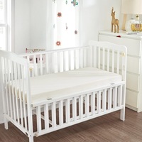 Colchón de Cuna para Bebé de Alta Calidad, Personalizado, Suave, Transpirable, Portátil, de Esponja de Alta Densidad, Lavable, con Cierre
