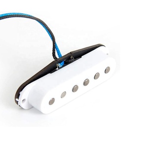 Nhà Máy Giá Alnico 5 Pickup So Le Hmh SSS ST Pick Up Đơn Cuộn Dây Guitar Pickup Để Bán Trắng - Product Image 5