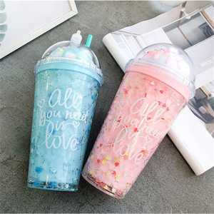 Gobelet pour crème glacée à Double paroi, avec paille sans BPA - Product Image 5