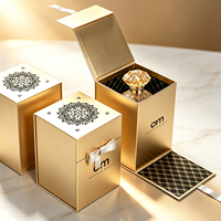 Vente en gros de flacons de parfum en verre gaufré vintage, flacons de parfum vides multicolores à facettes avec boîte cadeau haut de gamme personnalisable