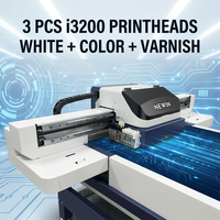Impresora UV Plana Comercial 6090 I1600 I3200 de 3 Cabezales, Máquina de Impresión Digital UV para Regalos Personalizados, Papelería y Fundas para Teléfonos