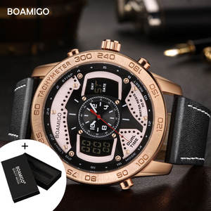 <span class=keywords><strong>BOAMIGO</strong></span>-<span class=keywords><strong>reloj</strong></span> deportivo de lujo para hombre, pulsera de cuarzo Digital, analógica, luminosa, LED - Product Image 4