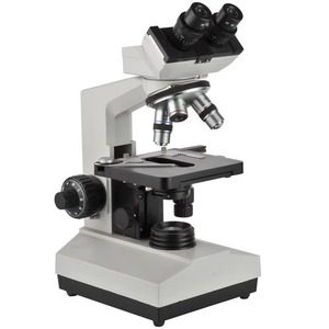 Medical Optoelectronics Portable Binocular Biological Microscope With LED Light
