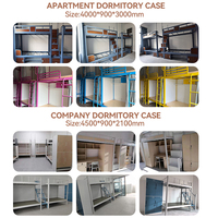 Lit superposé double sur mesure avec bureau intégré, nouveau design, fabriqué en usine au Guangdong, idéal pour étudiants, dortoirs scolaires, chambres et appartements.