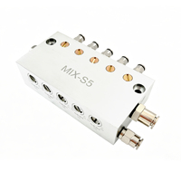 Bloc de distribution huile-air MIX-S à connexion rapide, 1 à 10 sorties, compatible avec le système SKF OLA pour chaînes