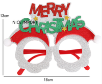 Lunettes de Noël style chapeau, best-seller, accessoires de décoration pour fêtes d'enfants, montures de lunettes décoratives de Noël