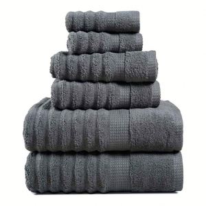 Juego de Toallas de Baño Súper Absorbentes de 8 Piezas, Ecológicas, Ligeras, Tejidas, 100% Algodón, Color Sólido, Secado Rápido, para Hotel y Spa, Personalizables - Product Image 1