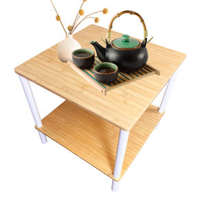 Youlike, mesas de centro, mesa auxiliar, mesitas de noche, mesa de salón de madera para dormitorio, sala de estar, Oficina - Product Image 1