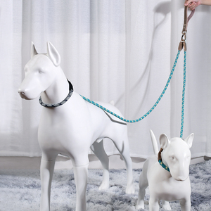 Correa para mascotas gemelos dobles al por mayor, accesorios triples, acopladores de nailon reflectantes, dos collares más para perros y correas, accesorios para caminar - Product Image 2