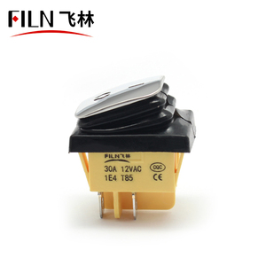 Filn 20A 4 pines ON-OFF Enganche Rock Band Nintendo Switch Lámparas de señal LED a prueba de agua Cubierta de acero inoxidable IP65 220V Max. - Product Image 6