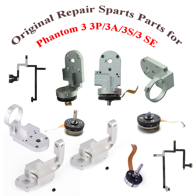 Original Phantom 3P/3A/3S/3 SE Gimbal Flat Cable Pitch Roll Yaw Motor YR Arm Bracket Repair Spare Parts for DJI Phantom 3