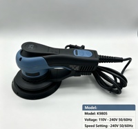 Lijadora Orbital Aleatoria sin Escobillas de 6 Pulgadas y 500W con Velocidad Variable para Trabajos en Madera, Muebles y Pintura de Carrocerías