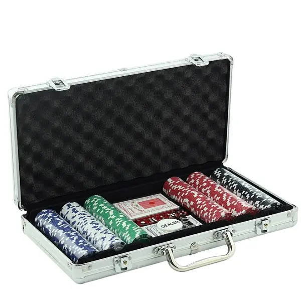 300Pc Custom Design Texas Professionele Entertainment Ps Poker Chips Game Set