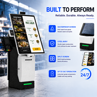Terminal de Pago con Pantalla Táctil Inteligente para Pedidos de Autoservicio, con Código QR y Tarjeta, para Soluciones de Servicio de Alimentos en Cafeterías