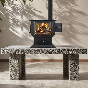 موقد حديث قائم بذاته موقد موقد موقد موقد صغير يعمل بحرق الأخشاب للتدفئة المنزلية للمنازل الريفية و B & Bs - Product Image 4