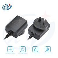 Adaptateur de prise australien SAA RCM UKCA KC CE GS 12V 9V 2A 1A 3A 500mA Adaptateur d'alimentation CC pour amplificateur LED Garantie de 2 ans
