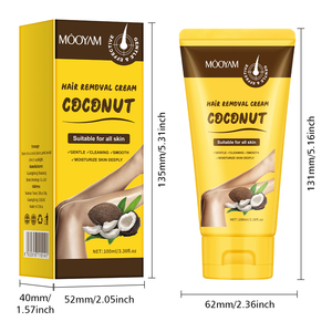 Vente en gros OEM crème dépilatoire faciale à la noix de coco lisse et pratique crème dépilatoire <span class=keywords><strong>pour</strong></span> femmes <span class=keywords><strong>pour</strong></span> le corps - Product Image 6