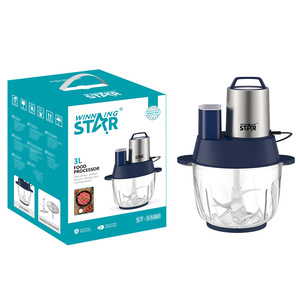 Winningstar Cross-Border Home Use Multi-Functional Food Processor for Garlic Mincing, Blending, and <b>Meat</b> Grinding - Product Image 1