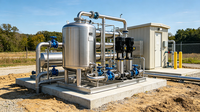 Machine de filtration d'eau industrielle 20TPH pour l'élimination du fer et du manganèse avec garantie d'un an pour le traitement de l'eau de forage