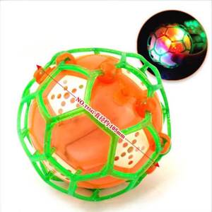 Dancing Soccer Ball Flashing Bouncy Ball With <b>Lights</b> Rainbow Glow Plastic Toy For Children NO.T550 Diameter 105mm - Product Image 1