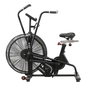 Deki peralatan olahraga kardio gym komersial, peralatan berputar dalam ruangan sepeda tahan angin sepeda gym kardio sepeda udara