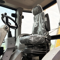 2.5 Ton TBL388 kapasitas tinggi pemuat ujung depan roda penggerak empat roda Backhoe Loader untuk dijual