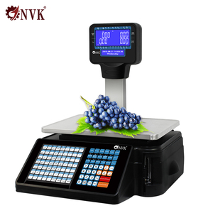 Báscula Etiquetadora de Códigos de Barras NVK TM-A20 OEM ABS con Diseño de Doble Impresión, Capacidad de 6 kg, Báscula Digital POS para Tiendas de Verduras - Product Image 4