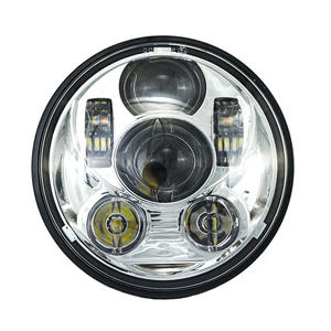 ไฟหน้ารถจักรยานยนต์ LED กลม5.75 "5-3/4นิ้ว,ไฟหน้าลำแสงสูง/ต่ำ45W สำหรับ <span class=keywords><strong>Harley</strong></span> <span class=keywords><strong>Davidson</strong></span> - Product Image 4