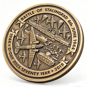 เหรียญที่ระลึกแบบหล่อขึ้นรูปด้วยโลหะผสมสังกะสีแบบกำหนดเอง ลายนูนสามมิติ ตกแต่งแบบโบราณ สำหรับสะสมในโอกาสครบรอบและวันฮาโลวีน - Product Image 3