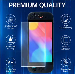 Protection d'écran en verre trempé anti-rayures HD transparente pour Nintendo Switch 2, PS5, <span class=keywords><strong>ASUS</strong></span> Portal – Accessoires de jeu en aluminium de haute qualité - Product Image 5