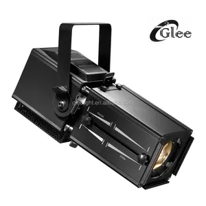 Küçük 60W beyaz LED ZOOM elipsoidal profil Leko Spot ışık için tiyatro stüdyosu sahne