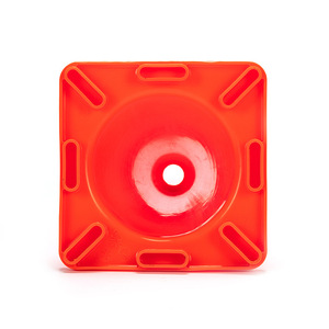 Cône de signalisation routière Acer 45 cm en PVC, orange-rouge, réfléchissant, haute résistance, durable, protection UV - Product Image 4